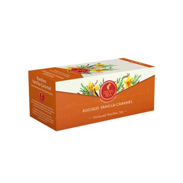 Julius Meinl Rooibos Vanilla Caramel ceai rosu cu vanilie si caramel 25 plicuri