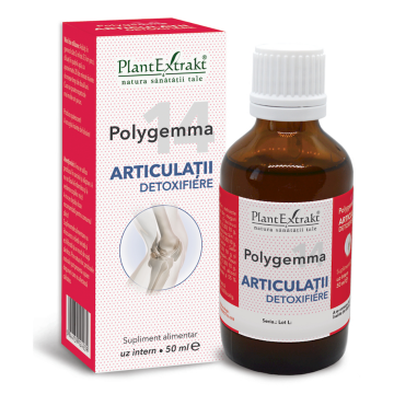 Polygemma 14, Articulatii detoxifiere, 50 ml, Plant Extrakt