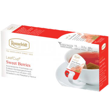 Ronnefeldt Leafcup Sweet Berries infuzie fructe 15 pliculete