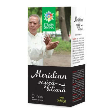 Tinctura Meridian energetic Vezica Biliara, 100ml, Steaua Divina