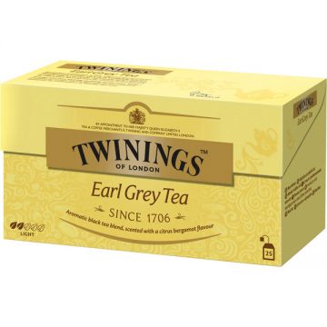 Twinings Earl Grey ceai negru 25 plicuri
