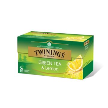 Twinings Green Lemon ceai verde cu aroma de lamaie 25 pliculete